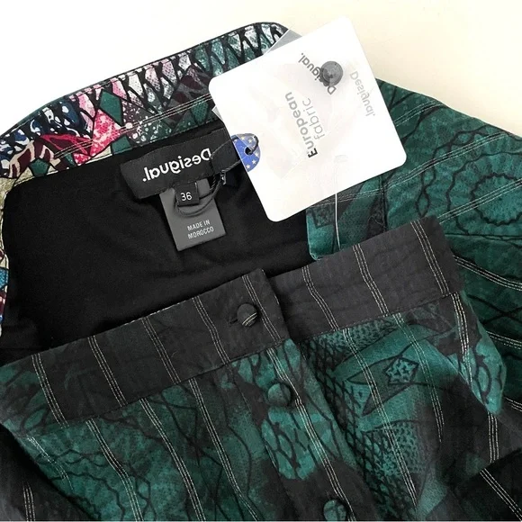 Desigual Lurex Midi Skirt - Picture 8 of 12